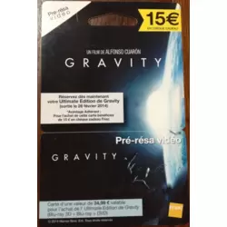 Carte Fnac Gravity Pré-résa vidéo