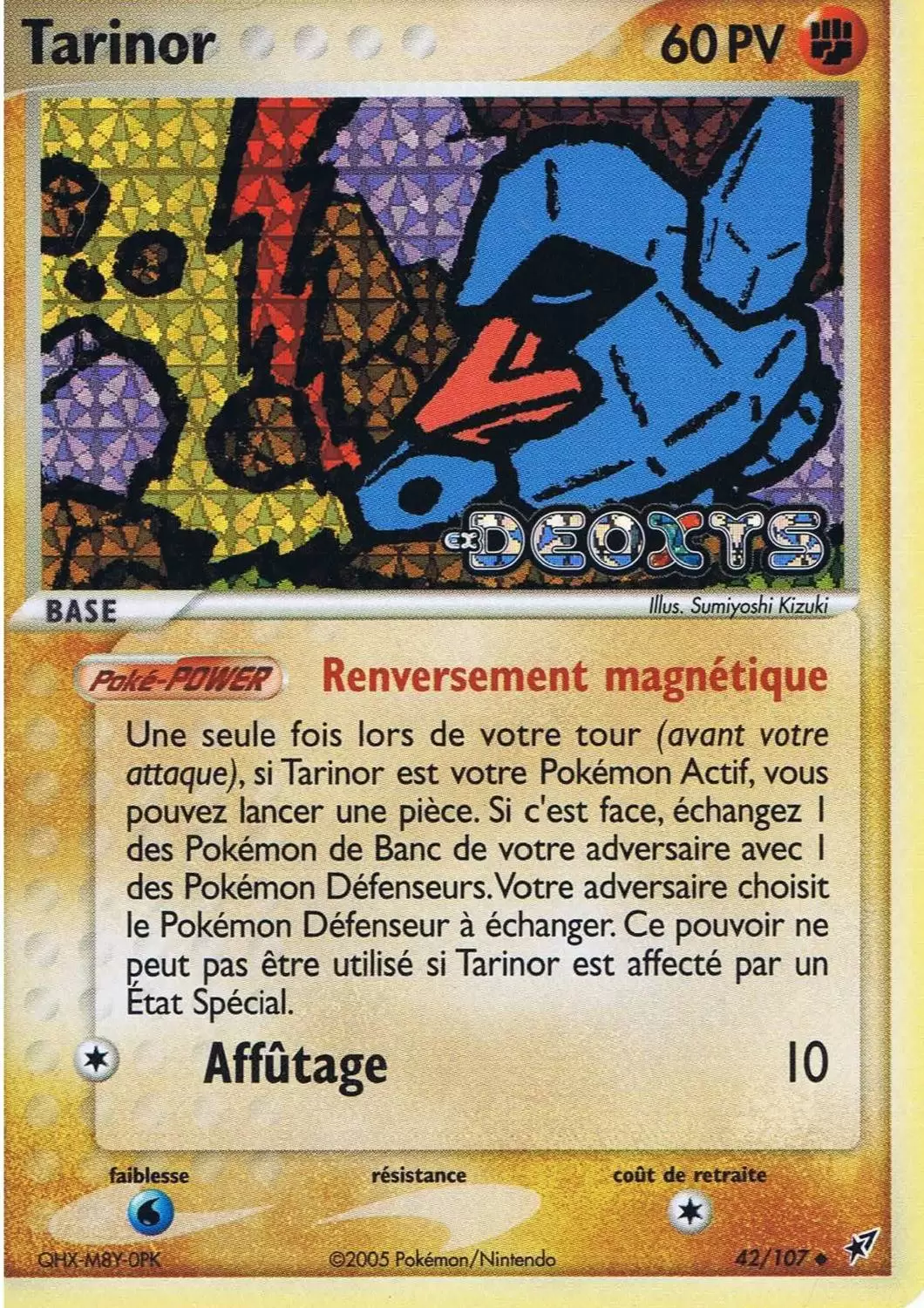 EX Deoxys - Tarinor holographique Logo