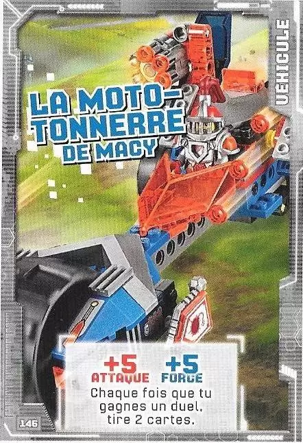 Cartes LEGO Nexo Knights - LA MOTO-TONNERRE DE MACY
