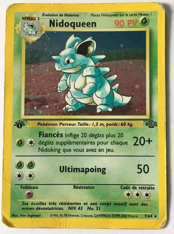 Jungle - Nidoqueen édition 1 Holographique