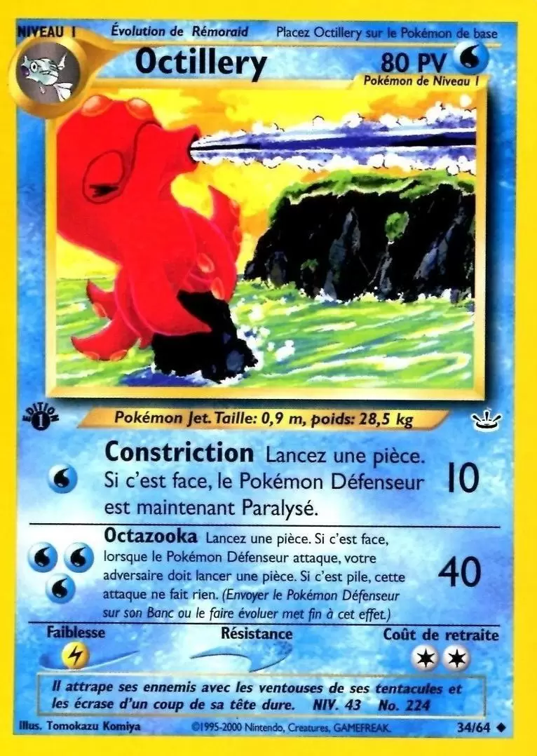 Neo Revelation - Octillery édition 1
