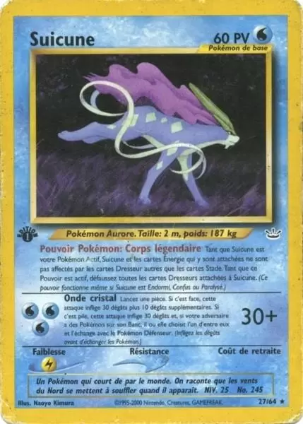 Neo Revelation - Suicune édition 1