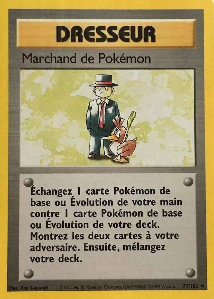 Set de Base - Marchand de Pokémon