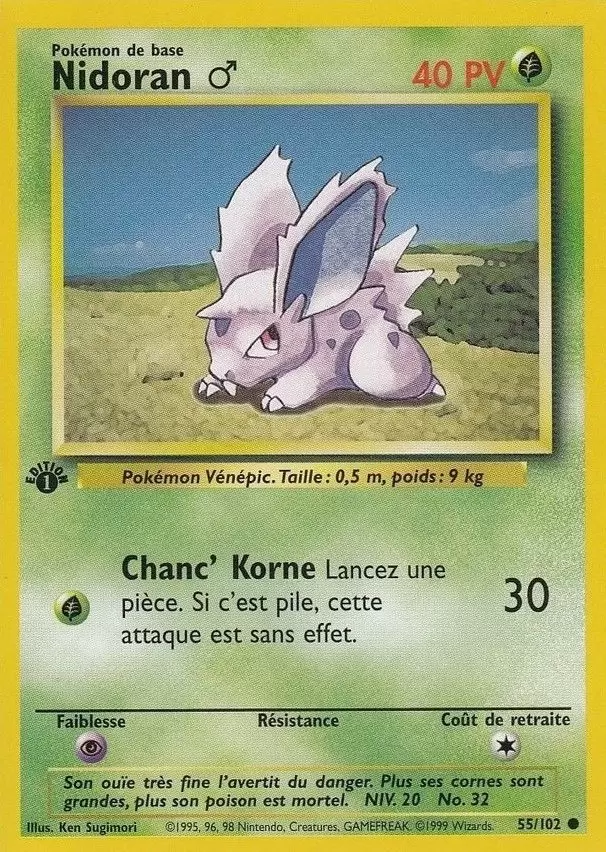 Set de Base - Nidoran édition 1