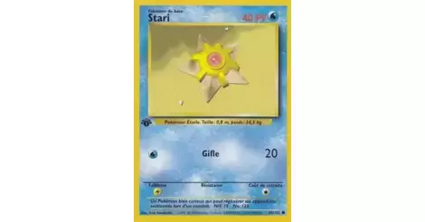 Stari édition 1 - carte Pokémon 65/102 Set de Base