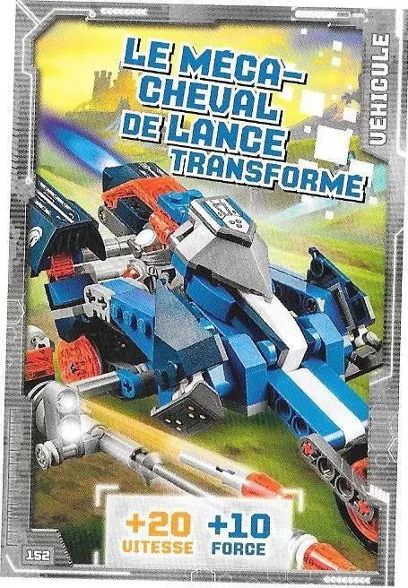 Cartes LEGO Nexo Knights - LE MECA-CHEVAL DE LANCE TRANSFORME