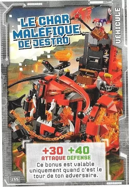Cartes LEGO Nexo Knights - LE CHAR MALEFIQUE DE JESTRO