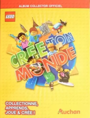 Cartes Lego Auchan : Crée ton Monde - Album Collector Officiel Français
