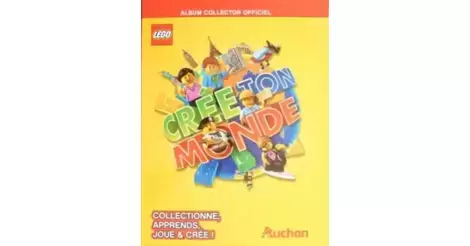 Lego Auchan Cree Ton Monde Lot 30 Sealed Packs Cards