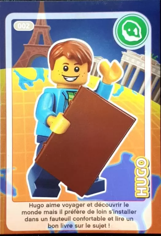 Cartes Lego Auchan : Crée ton Monde - Hugo