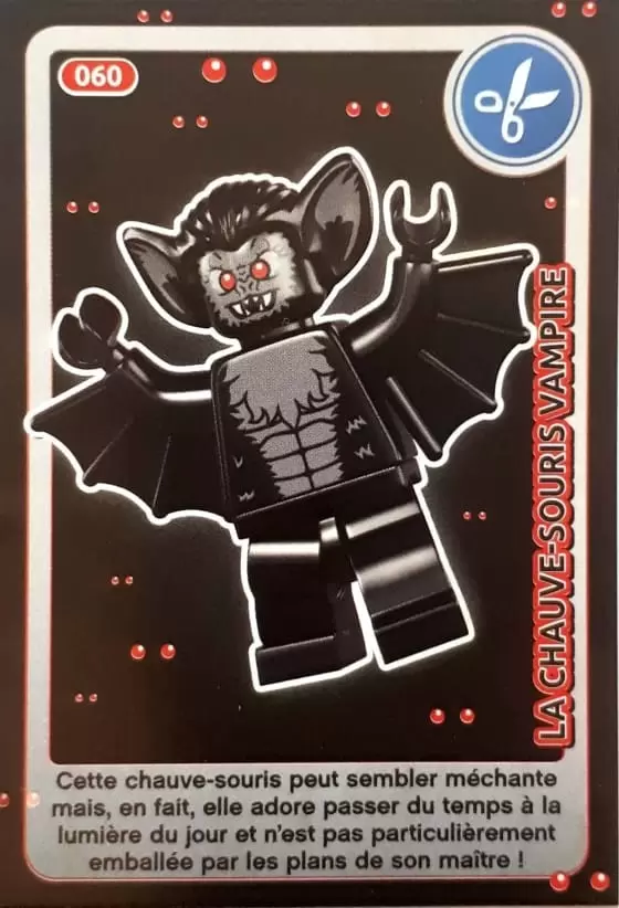 Cartes Lego Auchan : Crée ton Monde - La Chauve Souris Vampire