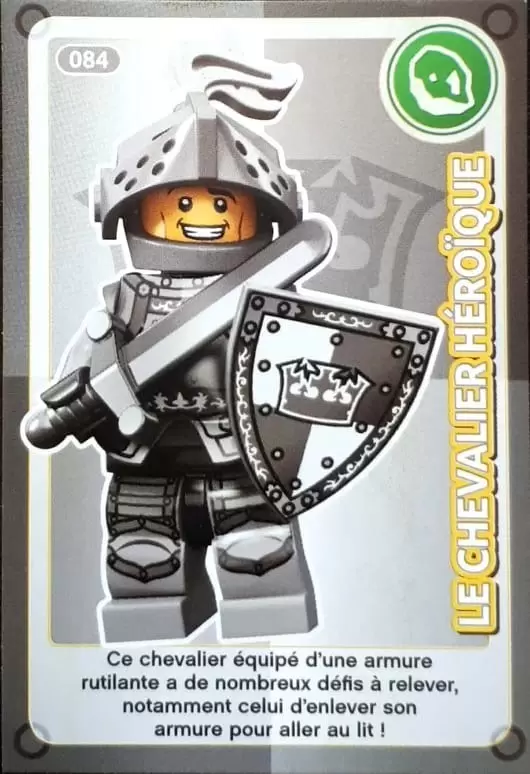 Cartes Lego Auchan : Crée ton Monde - Le Chevalier Héroïque