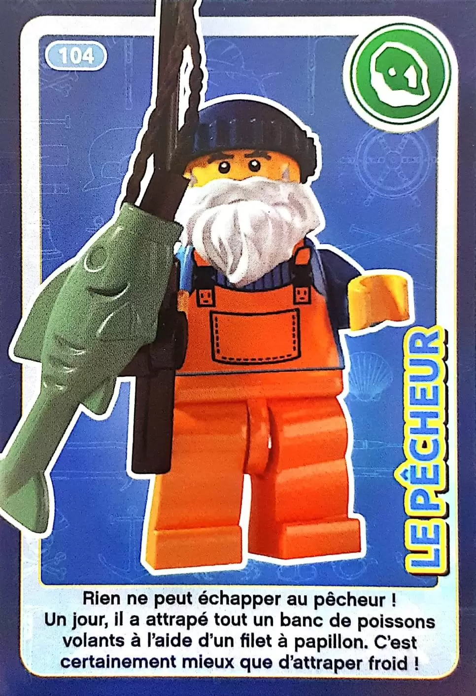 Cartes Lego Auchan : Crée ton Monde - Le Pêcheur
