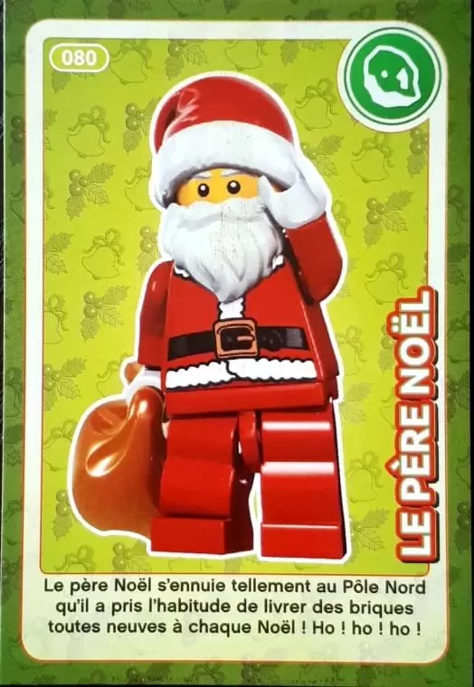 Cartes Lego Auchan : Crée ton Monde - Le Père Noël