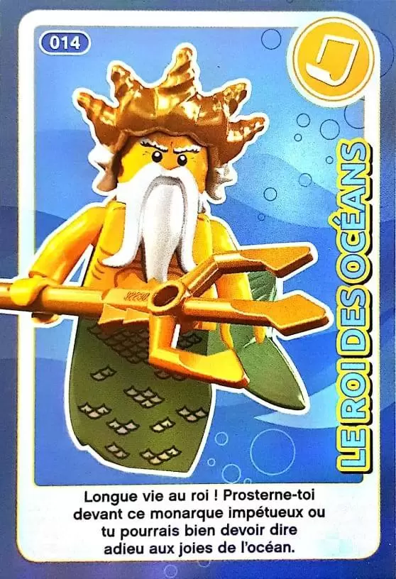 Cartes Lego Auchan : Crée ton Monde - Le Roi des Océans
