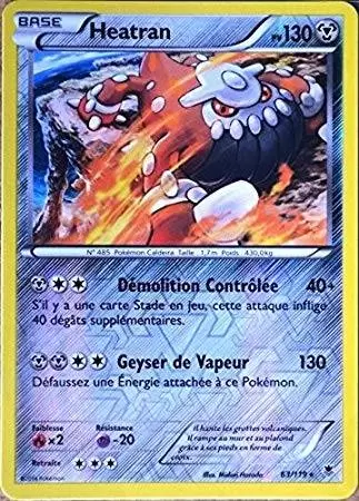 Pokémon XY Vigueur Spectrale - Heatran Reverse