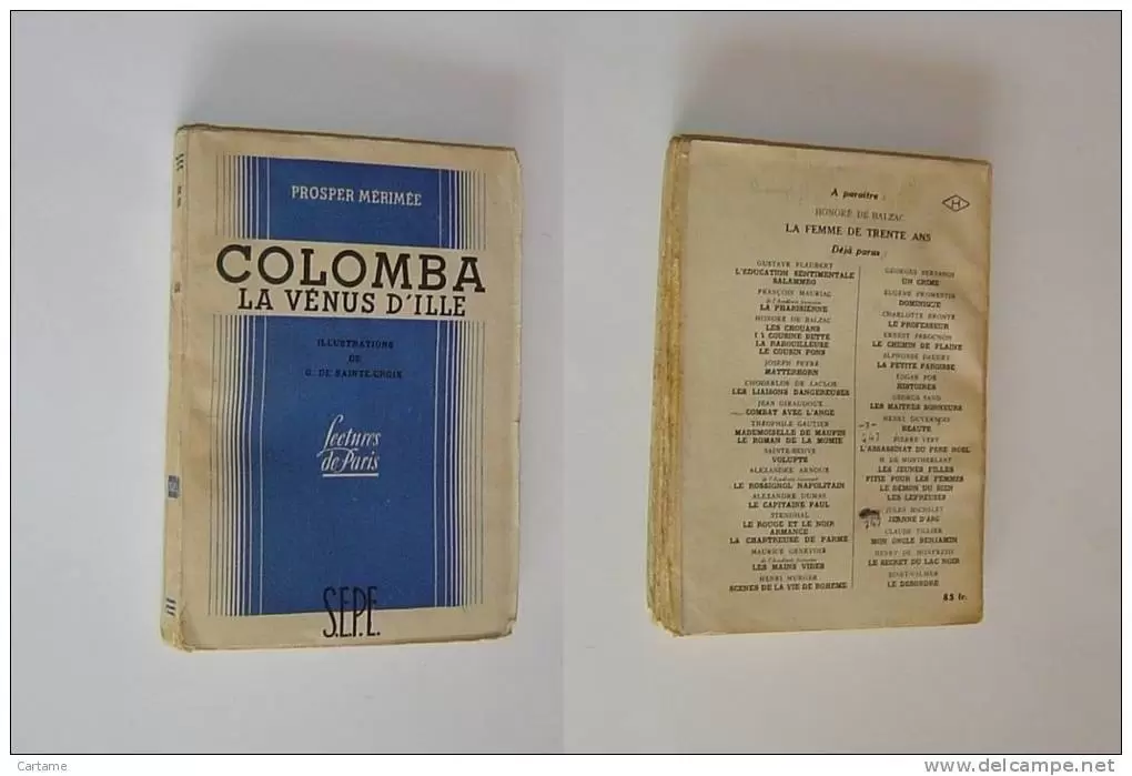 S.E.P.E. Lectures de Paris - Colomba