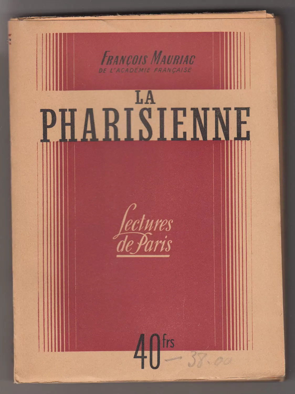 S.E.P.E. Lectures de Paris - La pharisienne