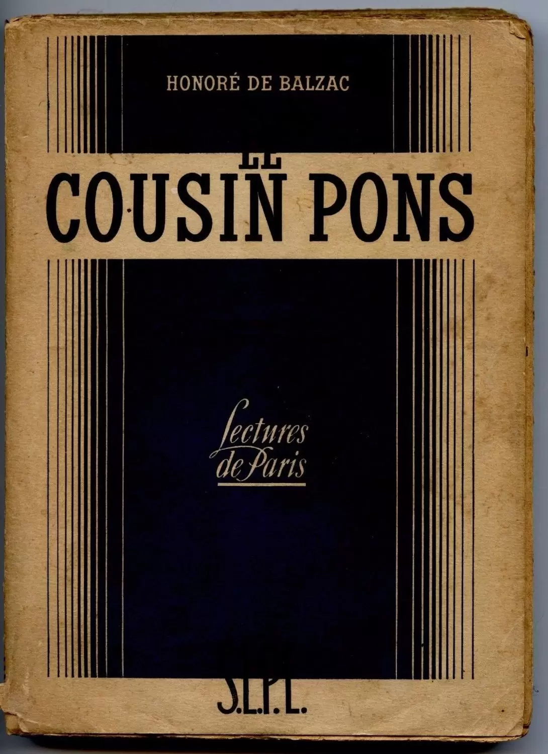 S.E.P.E. Lectures de Paris - Le cousin Pons