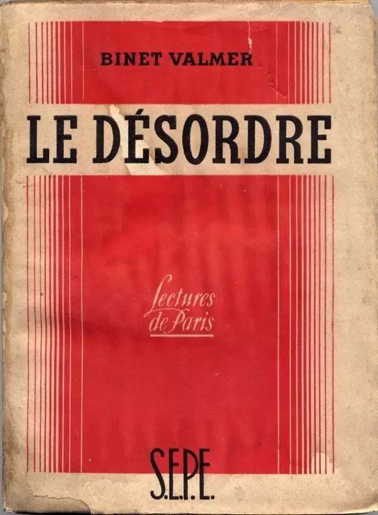 S.E.P.E. Lectures de Paris - Le désordre