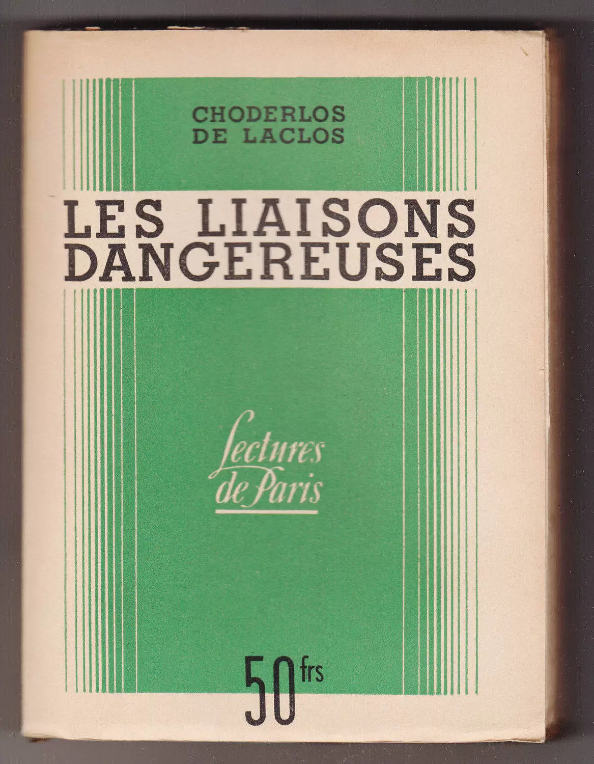 S.E.P.E. Lectures de Paris - Les liaisons dangereuses
