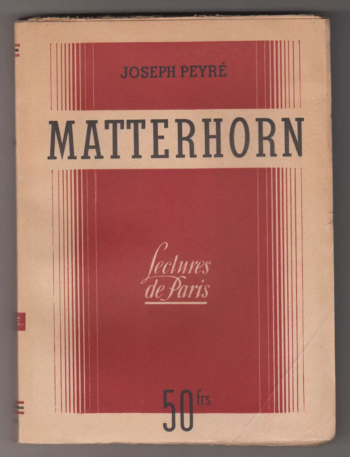 S.E.P.E. Lectures de Paris - Matterhorn