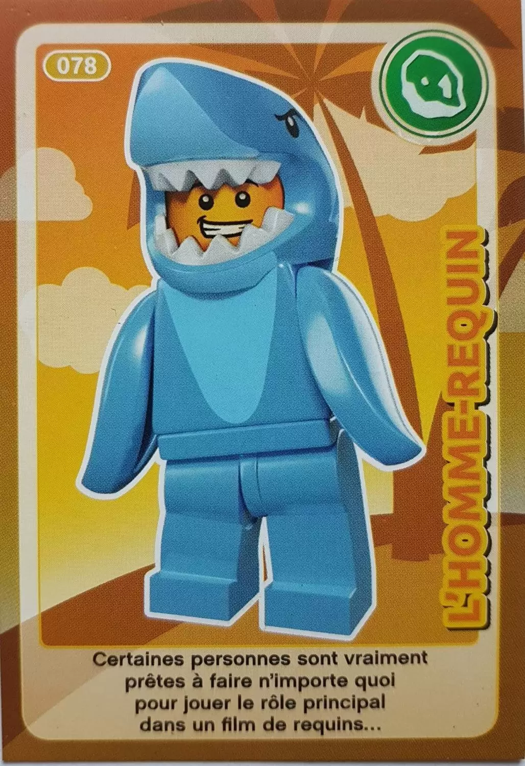 Cartes Lego Auchan : Crée ton Monde - L\'Homme-Requin