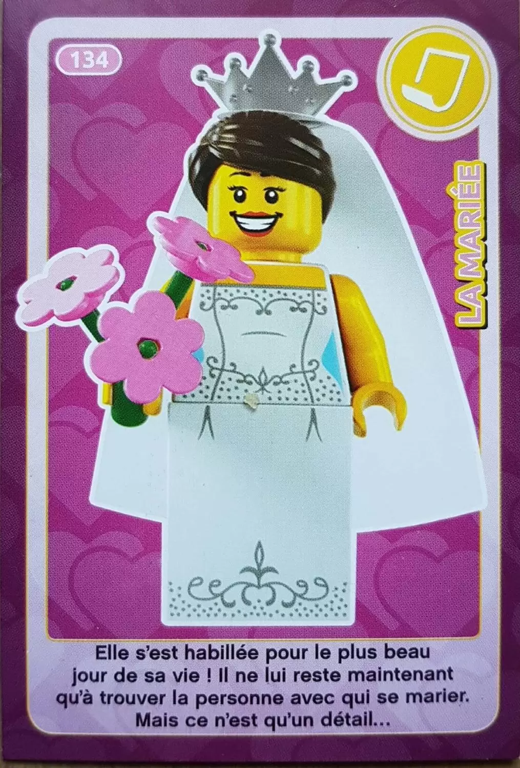Cartes Lego Auchan : Crée ton Monde - La Mariée