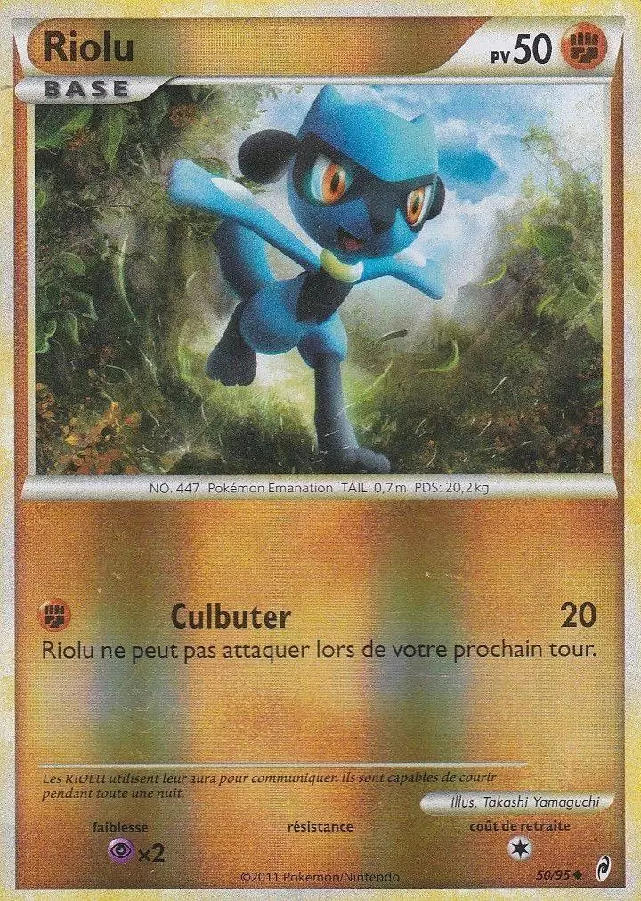 Pokémon L\'appel des Légendes - Riolu Reverse