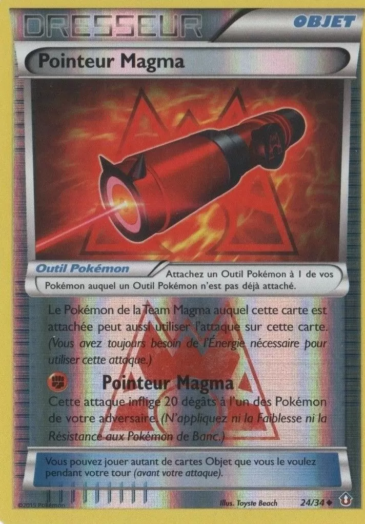 Pokémon XY Double Danger - Pointeur Magma Reverse