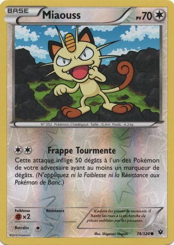Pokémon XY Impact des destins - Miaouss Reverse