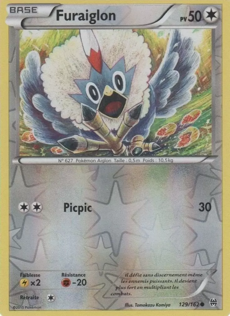 Pokémon XY Impulsion Turbo - Furaiglon Reverse