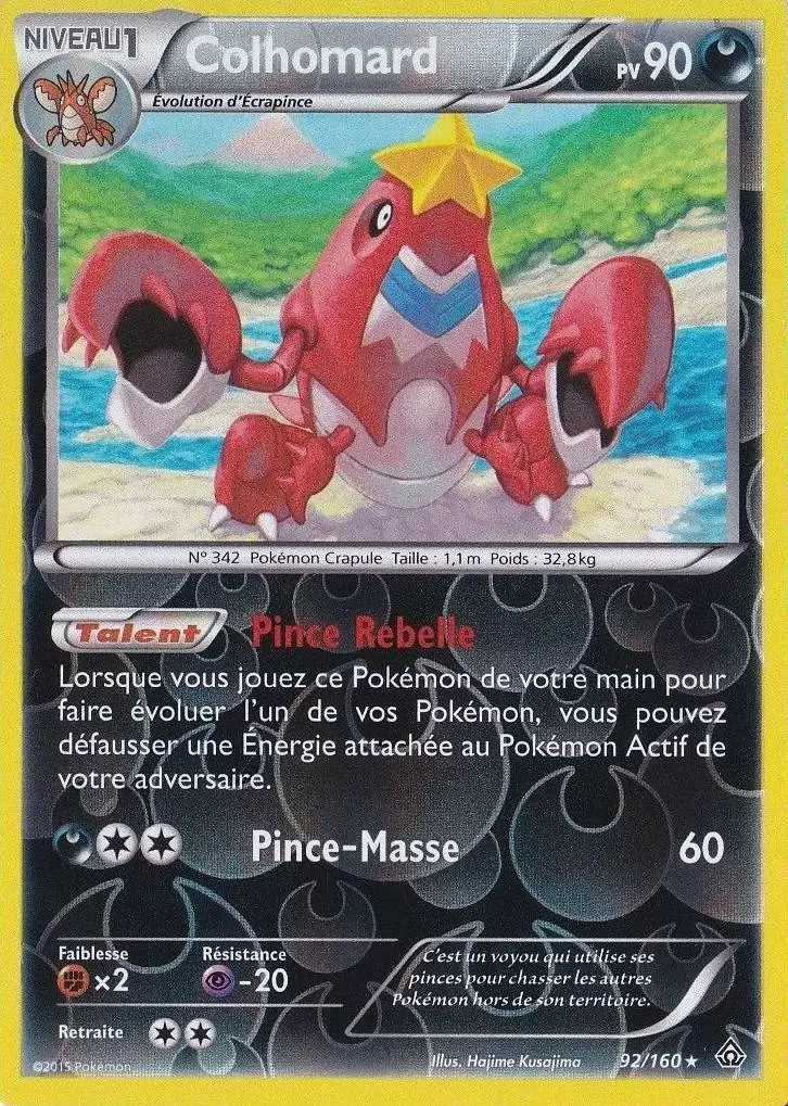 Pokémon XY Primo Choc - Colhomard Reverse