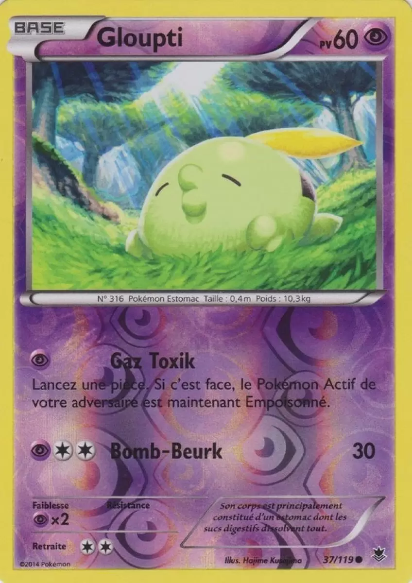 Pokémon XY Vigueur Spectrale - Gloupti Reverse