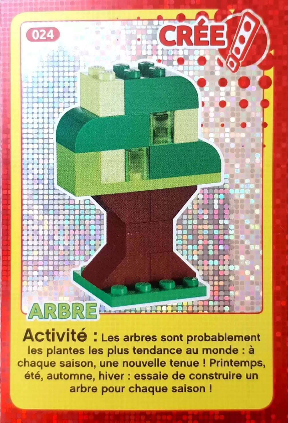 Cartes Lego Auchan : Crée ton Monde - Arbre