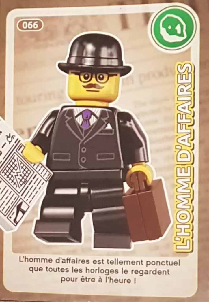 Cartes Lego Auchan : Crée ton Monde - L\'Homme d\'Affaires
