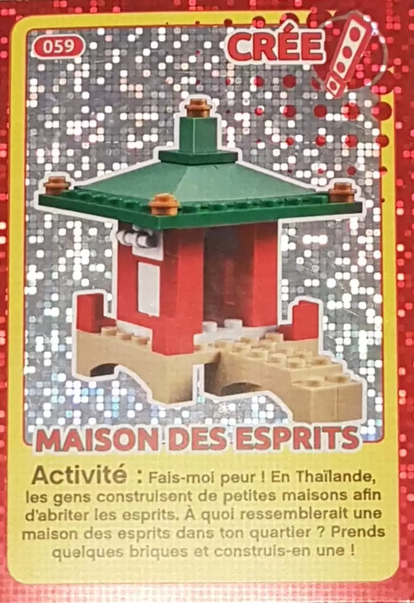 Cartes Lego Auchan : Crée ton Monde - Maison des Esprits