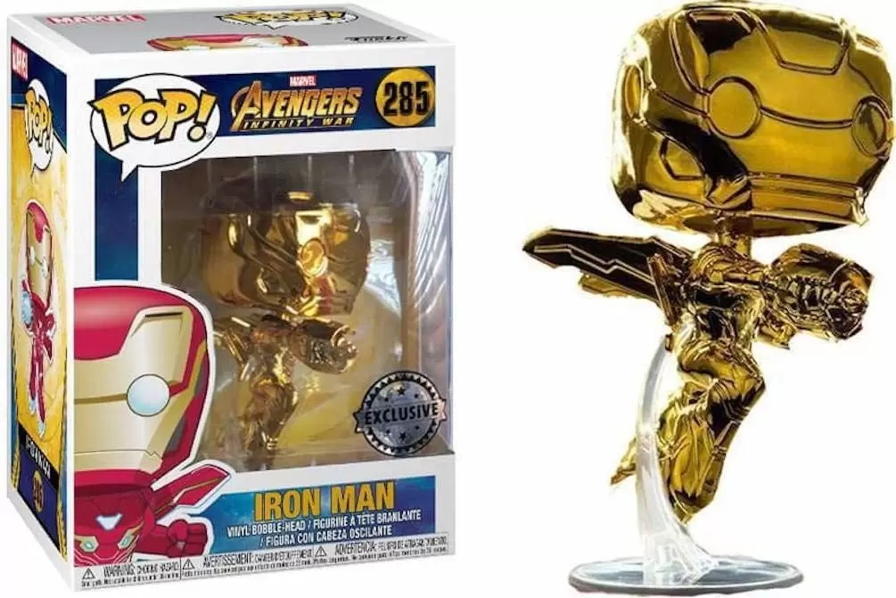 POP! MARVEL - Avengers - Infinity War - Iron Man Chrome Gold