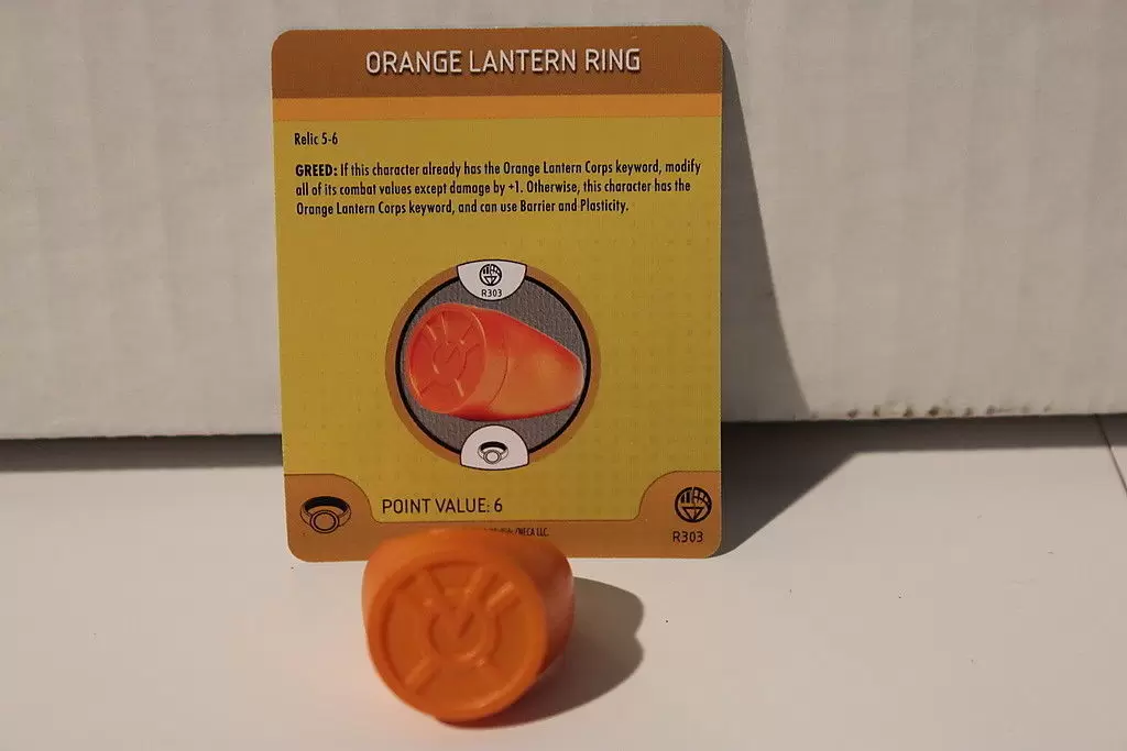 War of Light - Orange Lantern Ring