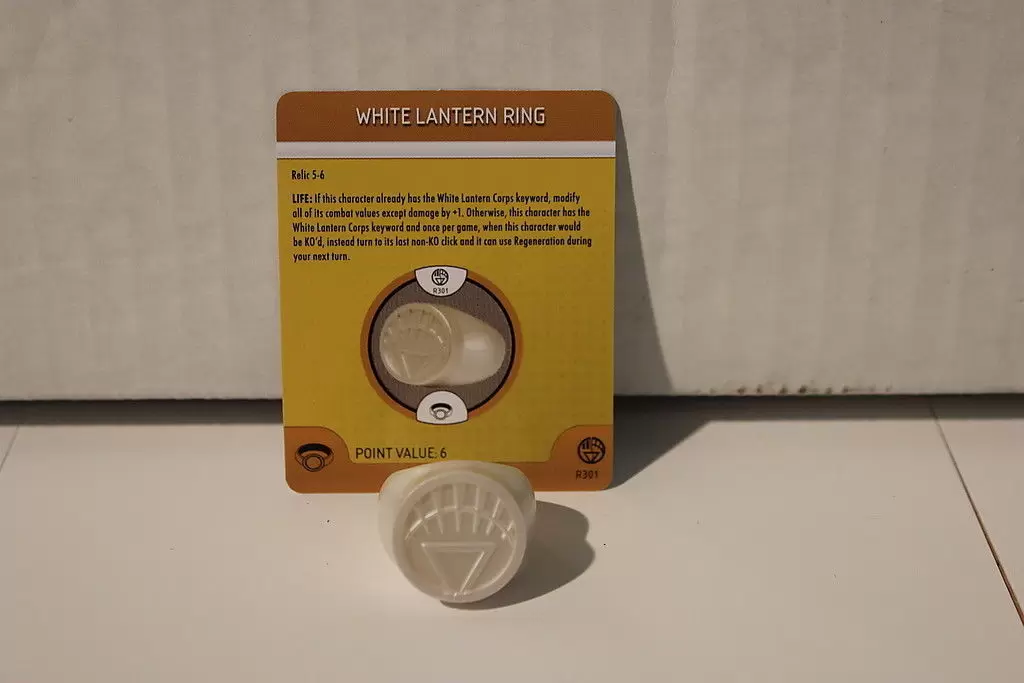 War of Light - White Lantern Ring