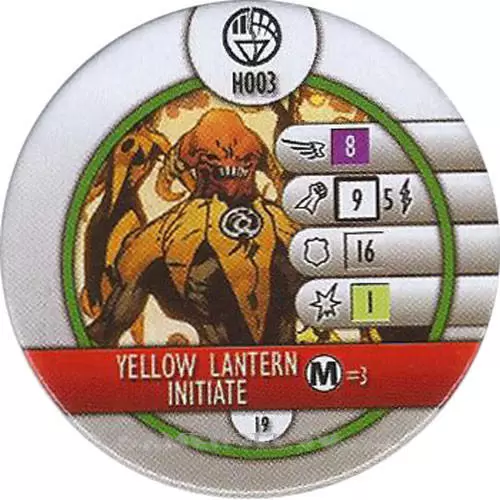 War of Light - Yellow Lantern Initiate