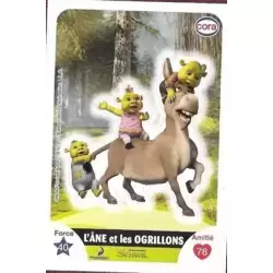 Sticker L ANE ET LES OGRILLONS (Shrek)