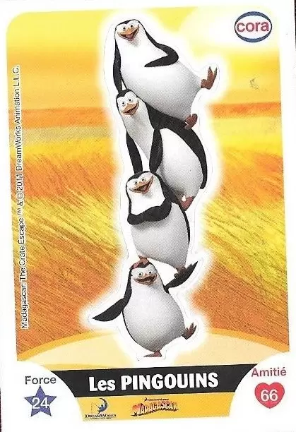 Le Collector c\'est Parti ! (CORA) - Sticker LES PINGOUINS (Madagascar)