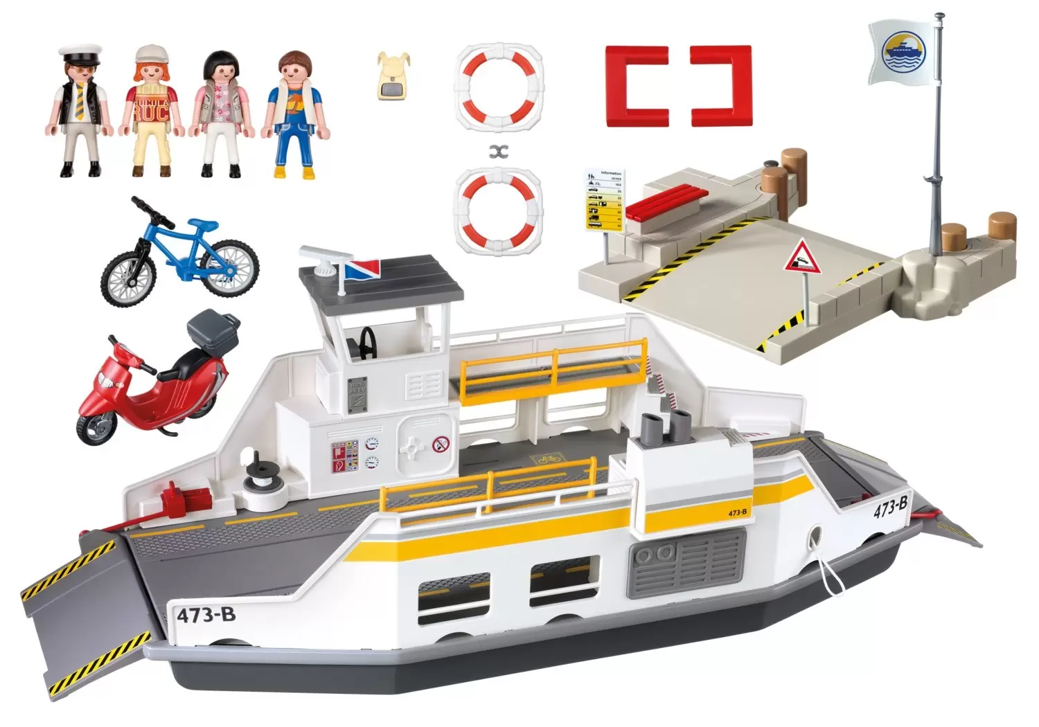 Playmobil Port & Plaisance - Bac et plate-forme