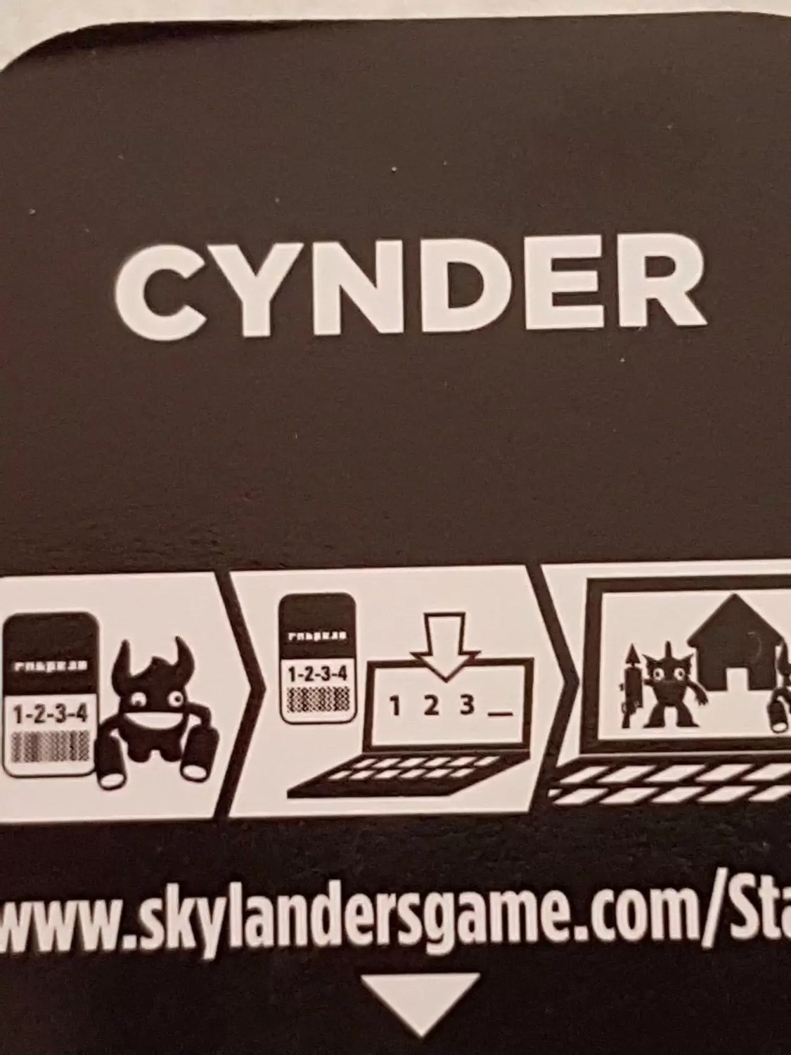 Code Web Skylanders Spyro\'s Adventures - Cynder