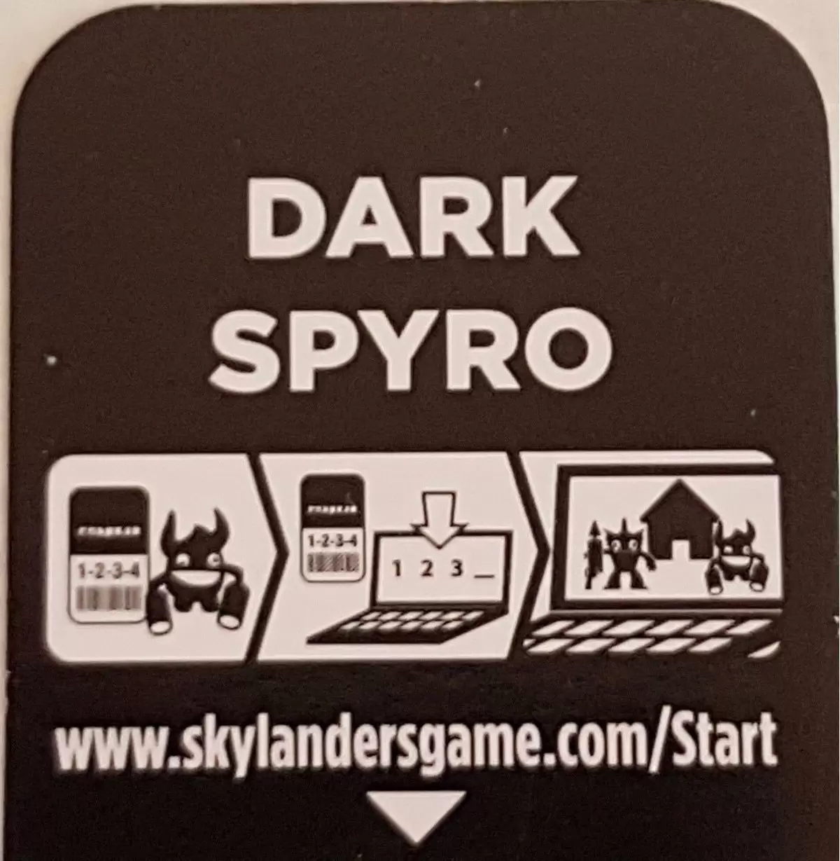 Code Web Skylanders Spyro\'s Adventures - Dark spyro