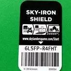 Web Code Skylanders Spyro\'s Adventures - Sky iron shield