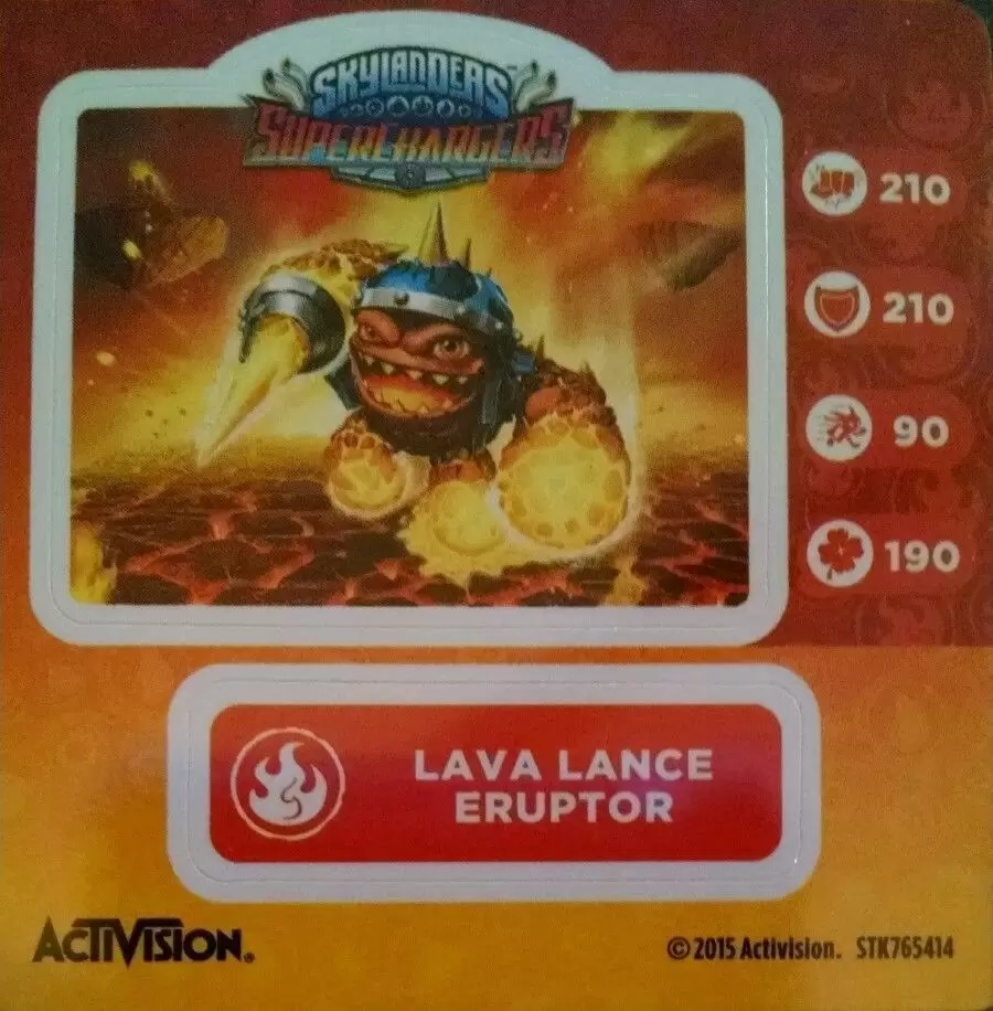 Skylanders SuperChargers - Lava lance Eruptor