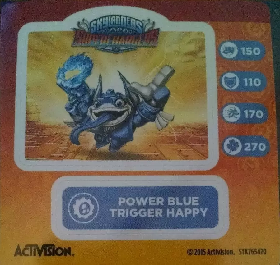 Skylanders SuperChargers - Power blue tigger happy
