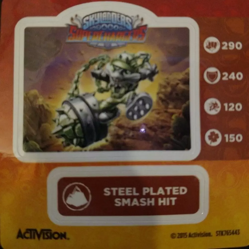 Skylanders SuperChargers - Steel plated Smash hit